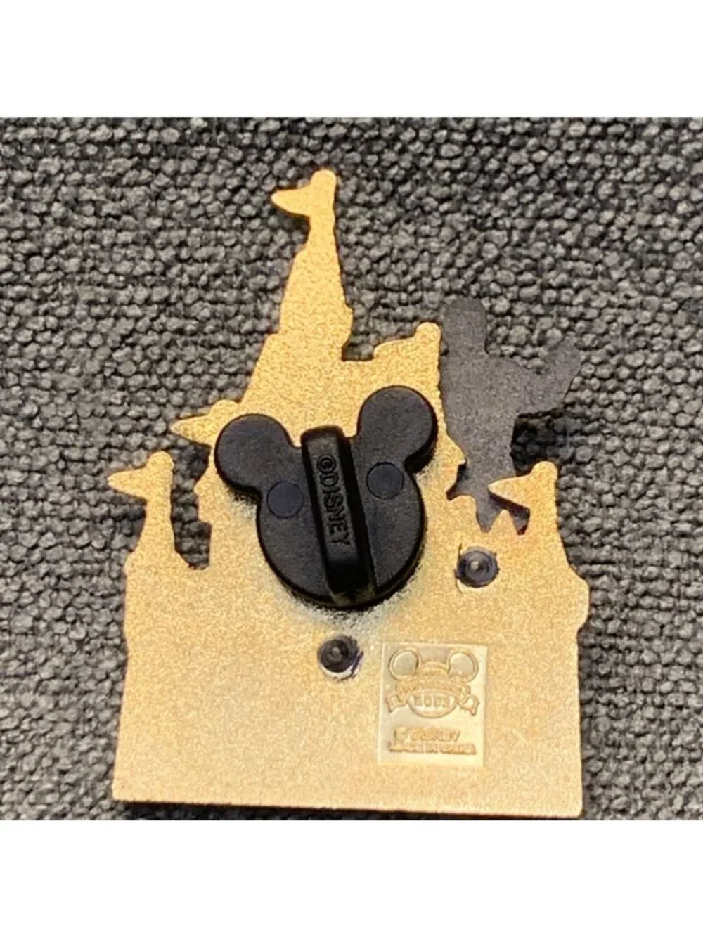 Disney Partners Statue Walt and Mickey Mouse Cinderella's Castle Trading Pin KG